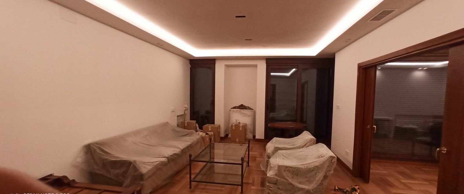 El mismo salón terminado